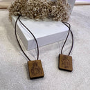 Escapulário Couro com Folheto