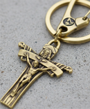 Chaveiro Mosquetão Crucifixo Carmelitas