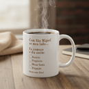 Caneca Checklist com São Miguel Arcanjo