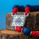 Terço São Carlo Acutis Azul/Vermelho